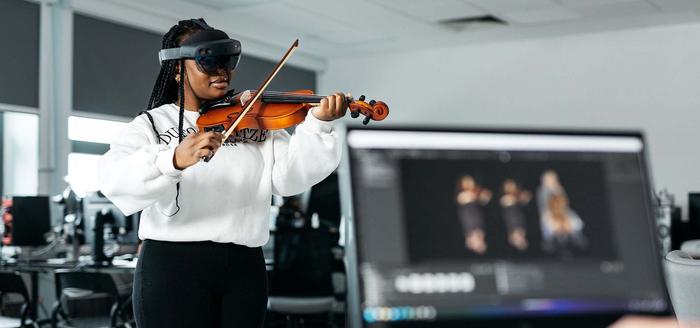 The Joint Active Music Sessions (JAMS) platform uses avatars created by individual musicians and shared with fellow musicians to create virtual concerts, practice sessions, or enhance music teaching.