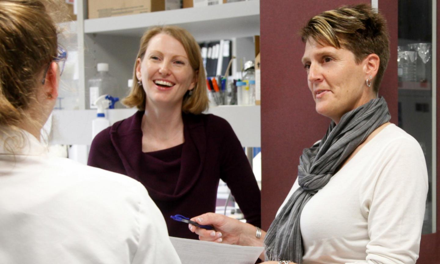 Sara Gelino and Malene Hansen, Sanford Burnham Prebys Medical Discovery Institute