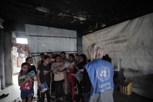 Khan Younis Elementary Co-ed School in Gaza