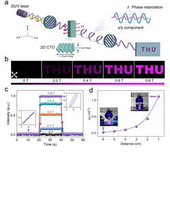 Fig. 1 DUV modulation based on 2D CTO LCs with low Co doping.