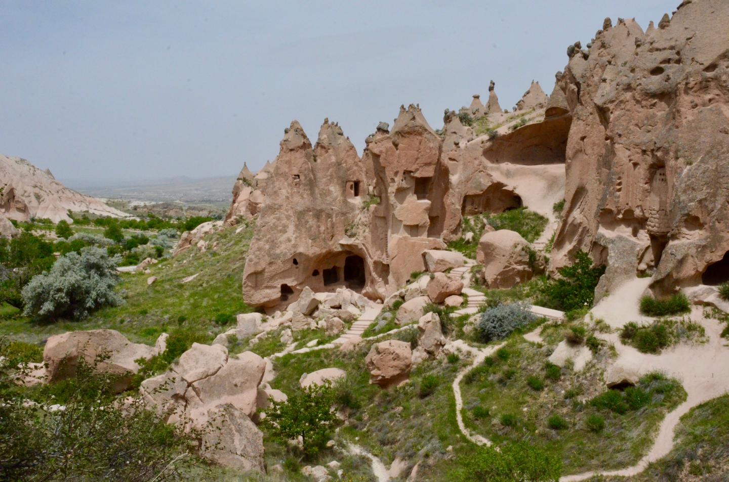 Cave City in Volcanic Rocks of Uplifted Central Anatolian Plateau