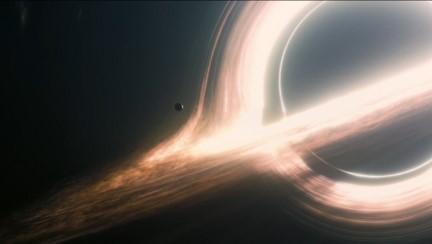 Black hole Gargantua, from the movie Interstellar