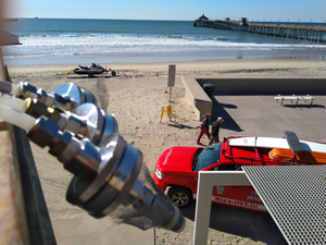 Aerosol filter sampling in Imperial Beach