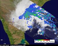 TRMM Satellite Sees Heavy Rainfall in System 94B