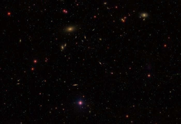 Example of a region of the sky included in the vast Sloan Digital Sky Survey (SDSS)