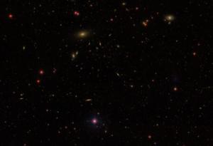 Example of a region of the sky included in the vast Sloan Digital Sky Survey (SDSS)