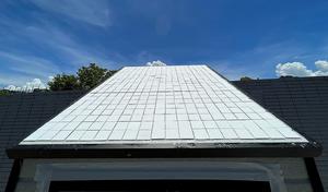 White cooling roof