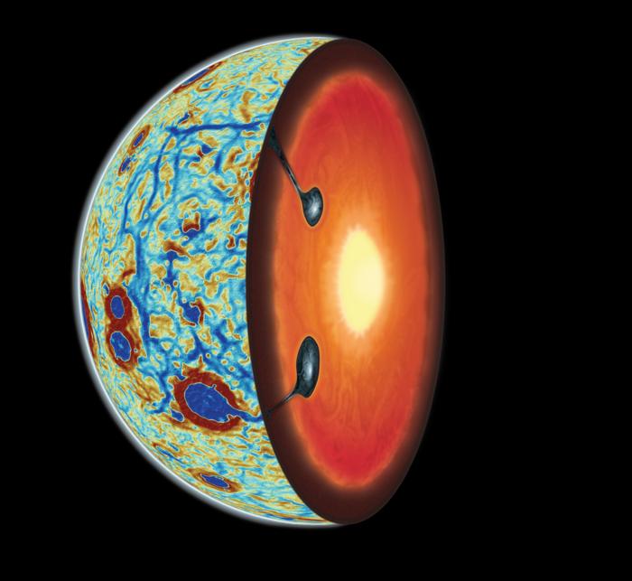 Gravity data coinciding with vestiges of downwellings from lunar mantle overturn