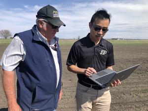 Checking soil health