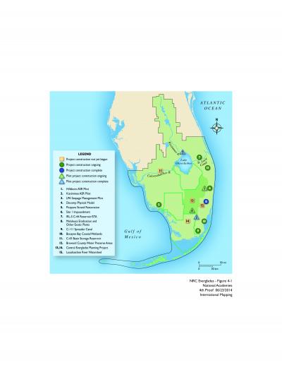 Everglades Restoration Project Map