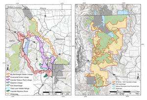 Proposed national park linkages