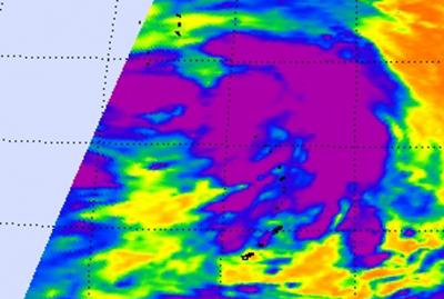 Tropical Storm Maliksi on Oct. 2, 2012, at 11:47 p.m. EDT