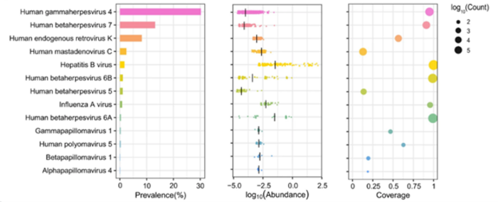 14 viruses that are widely present in the Chinese population