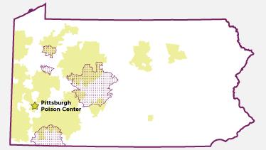 Western and Central Pennsylvania Geographic Exposure and Referral Clusters