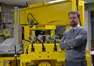 Associate Professor Andrew Bunger in the Lab