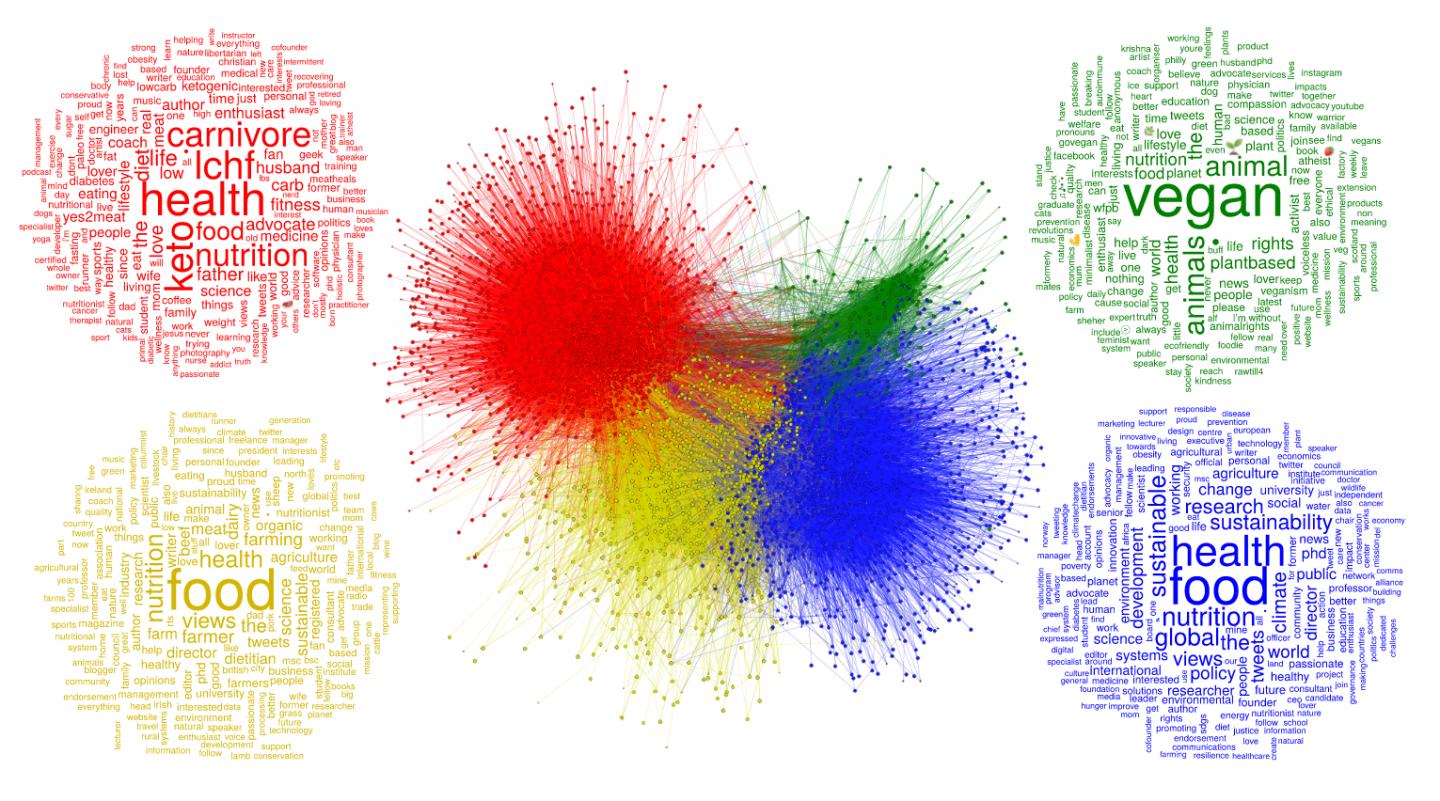 Social Media Tribes Supporting or Opposed to the Planetary Health Diet