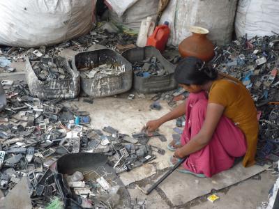 Handyrecycling Indien