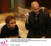 Angel with Zinedine Zidane
