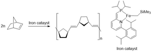 Iron-catalyzed olefin metathesis reaction