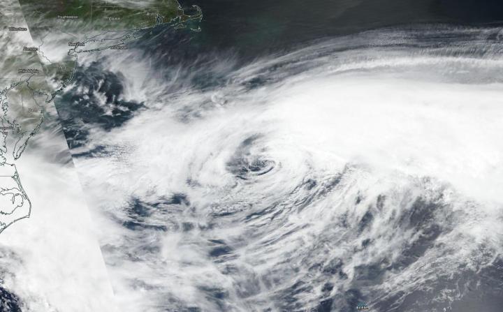 Suomi NPP image of Arthur