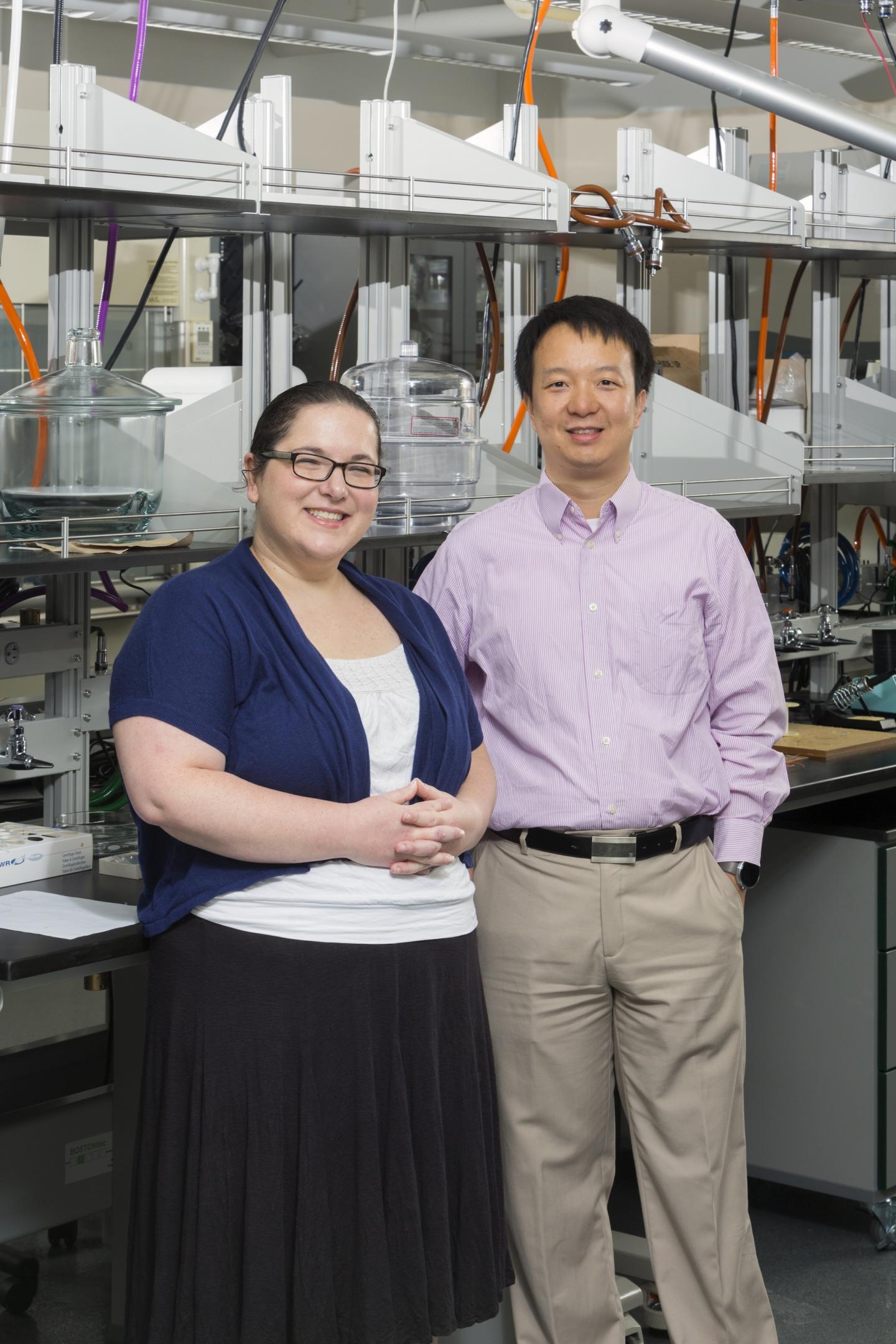 Sarah Laszlo and Zhanpeng Jin, Binghamton University 