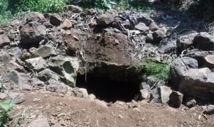 Main entrance of the Grotte de La Tortue