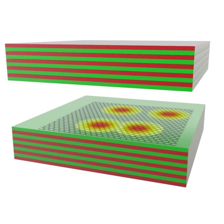 Schematic of the optical microcavity with 2D semiconductor