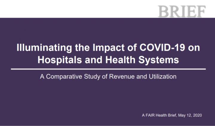 Illuminating the Impact of COVID-19 on Hospitals and Health Systems: A Comparative Study of Revenue and Utilization