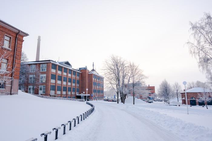 University of Vaasa campus in the winter