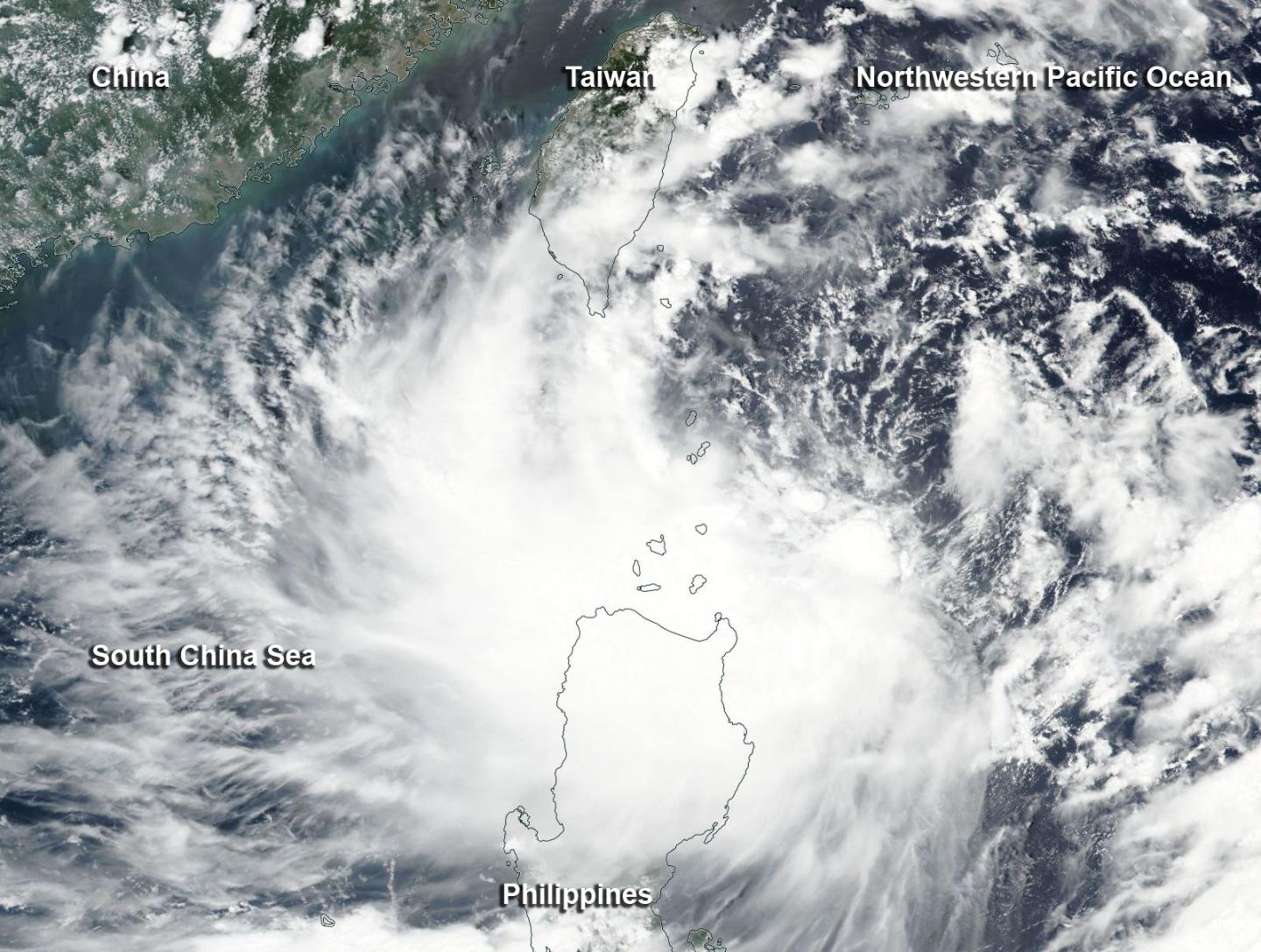 Suomi NPP Image of Hato