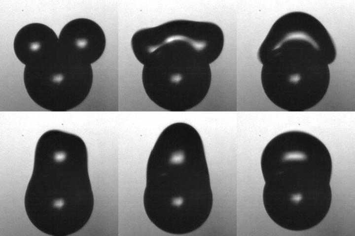 Colloidal Catapulting Upon Drop Coalescence
