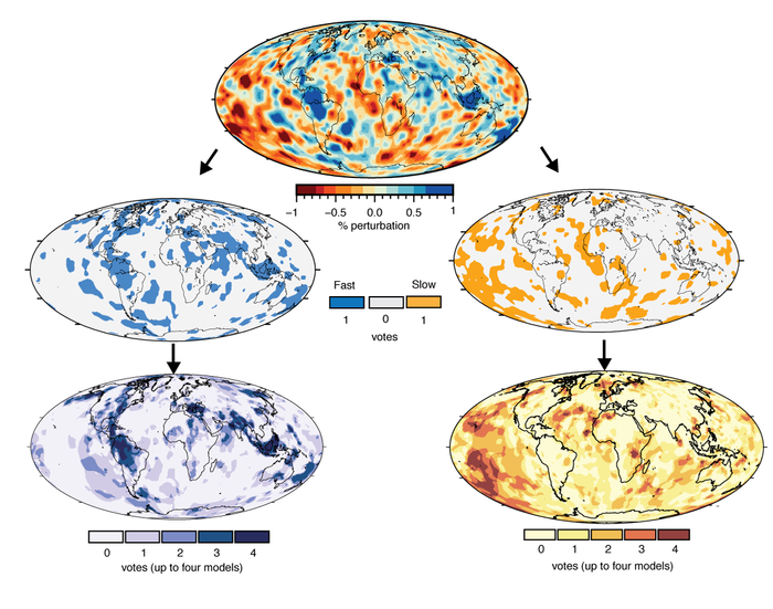 Procedure for examining patterns in high and low velocity regions