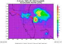 TRMM Rainfall Product of Tropical Storm Fay