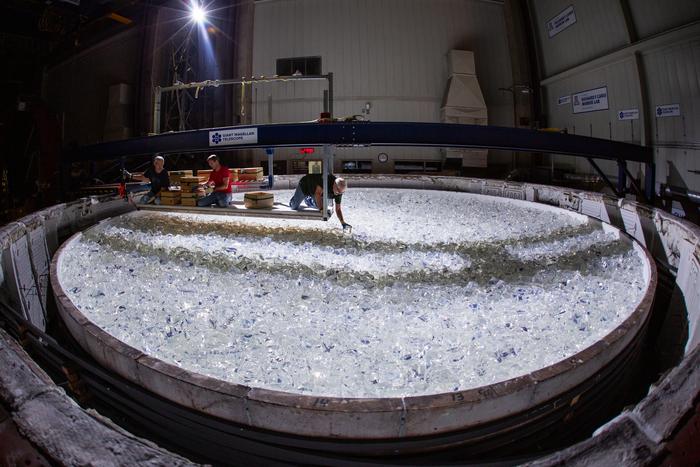 Giant Magellan Telescope Seventh Primary Mirror Glass Placement