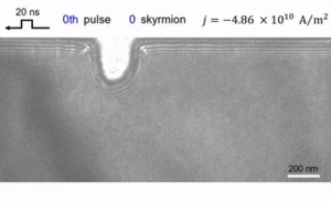 Deterministically Integrated Manipulation of Magnetic Skyrmions Achieved in Nanostructured Device