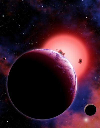 Artist's Concept of the Super-Earth GJ 1214b