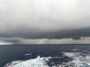 Rainfall on Atlantic Ocean