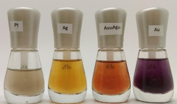 Painting Fingernails with Silver and Gold