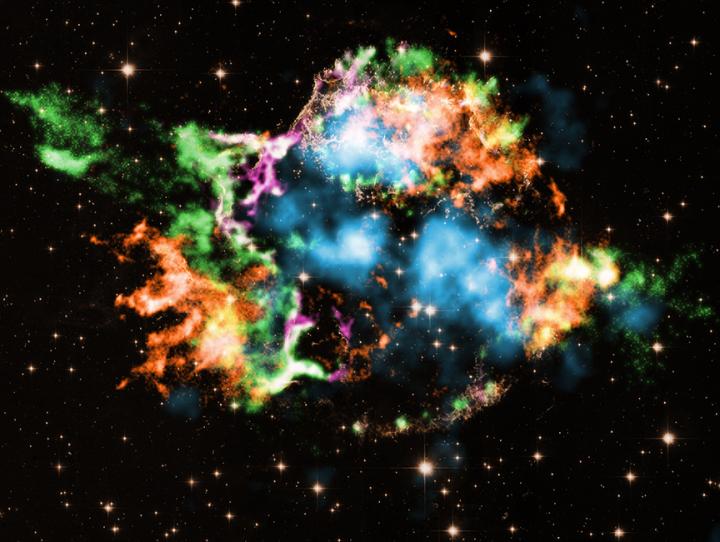 Chandra Image of Elements from Cas A