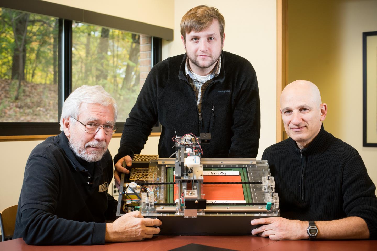 Michael Rosen, Joshusa Coffee and Mike Colman, University of Vermont