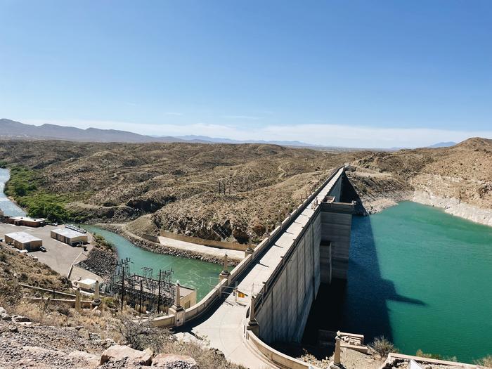 The Elephant Butte Dam in 2022