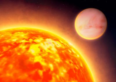 Artist's Impression of Giant Exoplanet