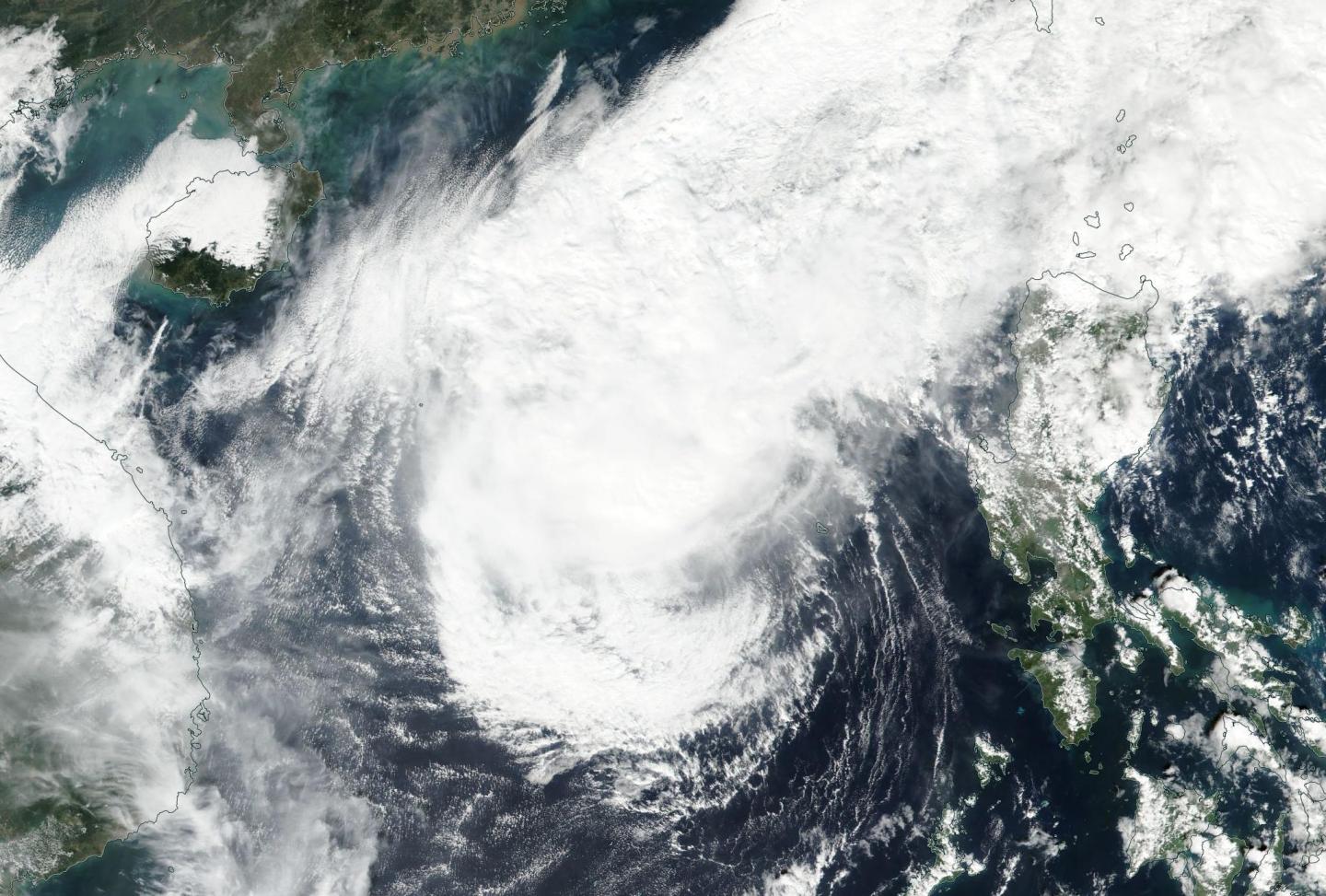Suomi NPP image of Nock-ten