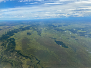 Aerial view of Alaska