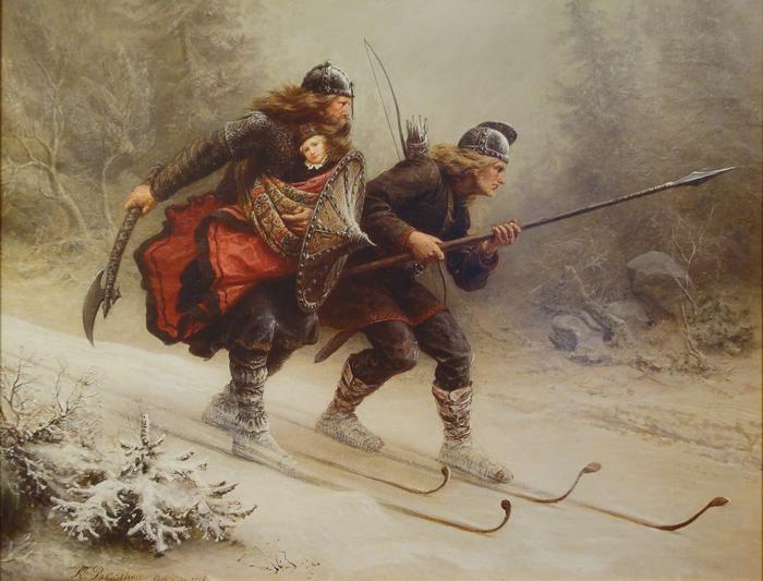 The Birkebeiners rescue a king's son