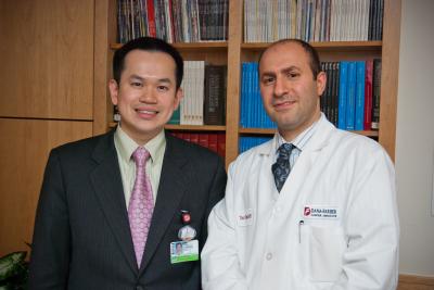 Paul Nguyen, M.D., and Toni Choueiri, M.D., Dana-Farber Cancer Institute