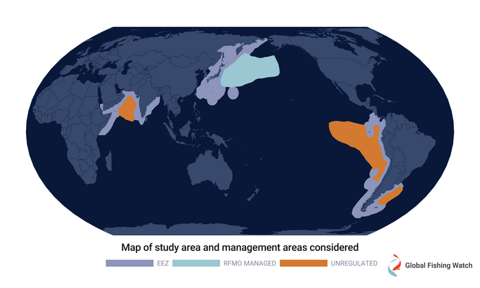 Where Is Your Squid Coming From? Most Likely Unregulated Waters