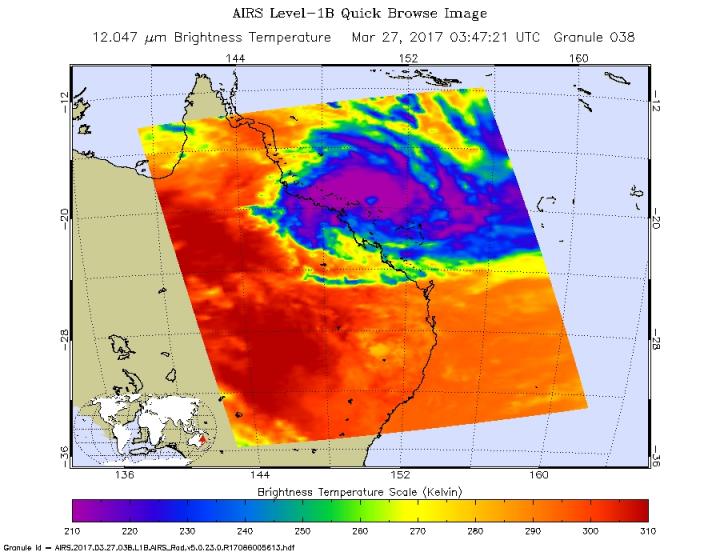 AIRS Image of Debbie