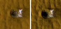 New 12 Meter Crater on Mars