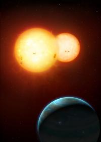 Kepler 35 Planet System Illustration (2 of 3)